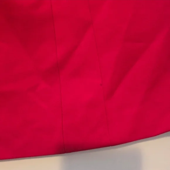 A.L.C. Elsie Mini Dress in Red Cocktail Sleeveless Strapless Size 2 - Picture 12 of 14